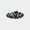 Tornillo frontal negro - 100pzas
